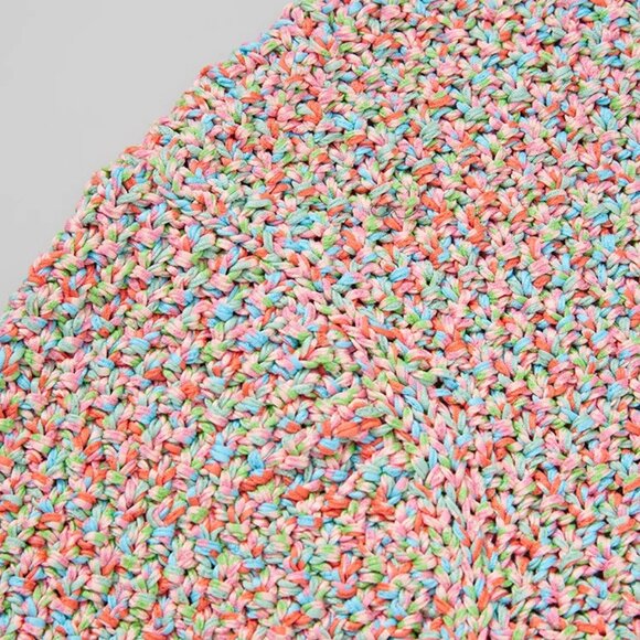 CHICJOC 100% Cotton Hand-Knitted Cardigan with Loro Piana Yarn size 38 - Picture 3 of 16